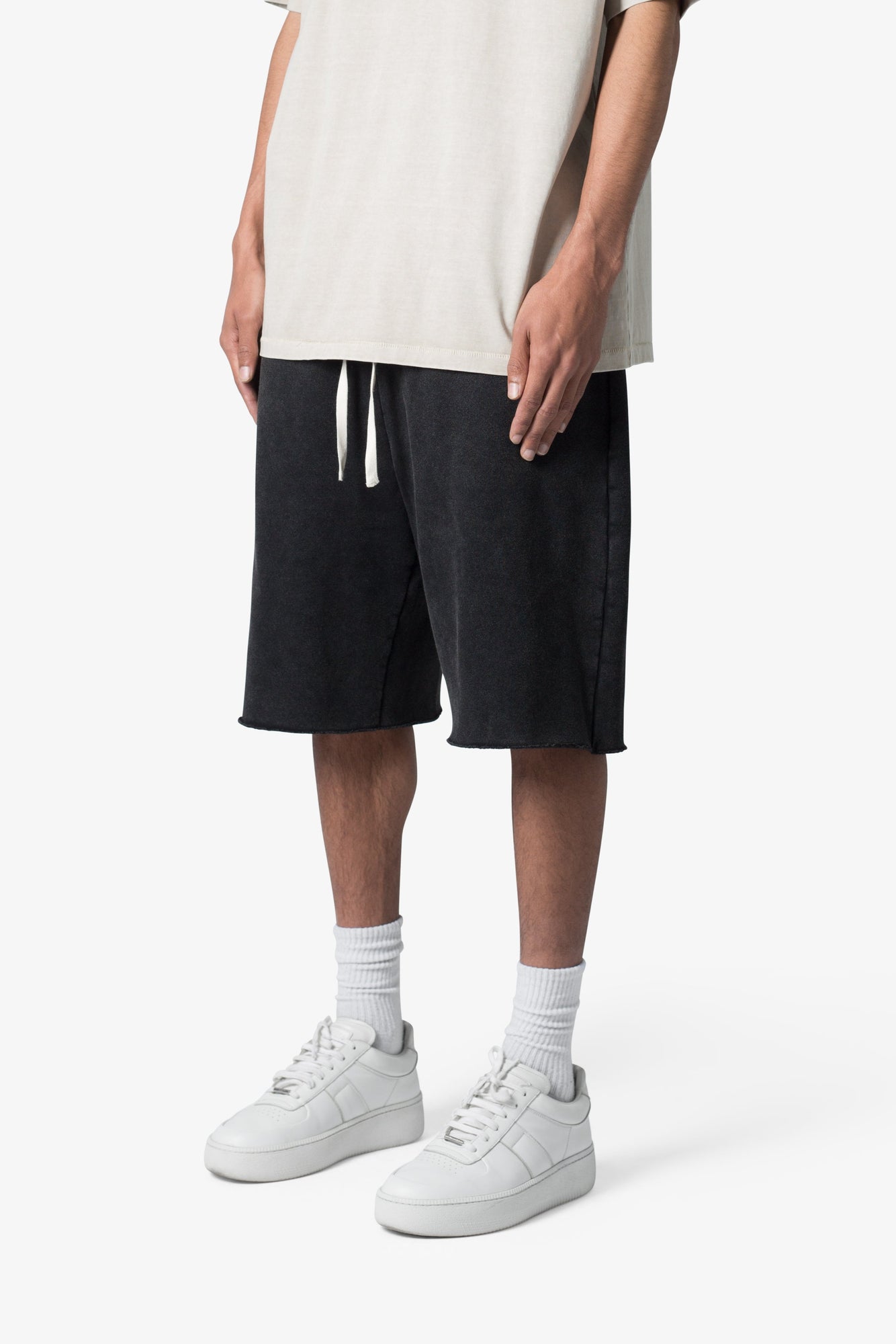 Ultra Baggy Sweatshorts | Washed Black