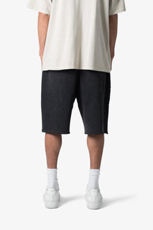 Ultra Baggy Sweatshorts | Washed Black