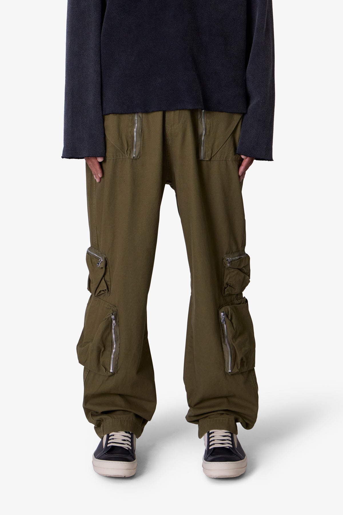 Ultra Baggy Tactical Cargo Pants | Olive