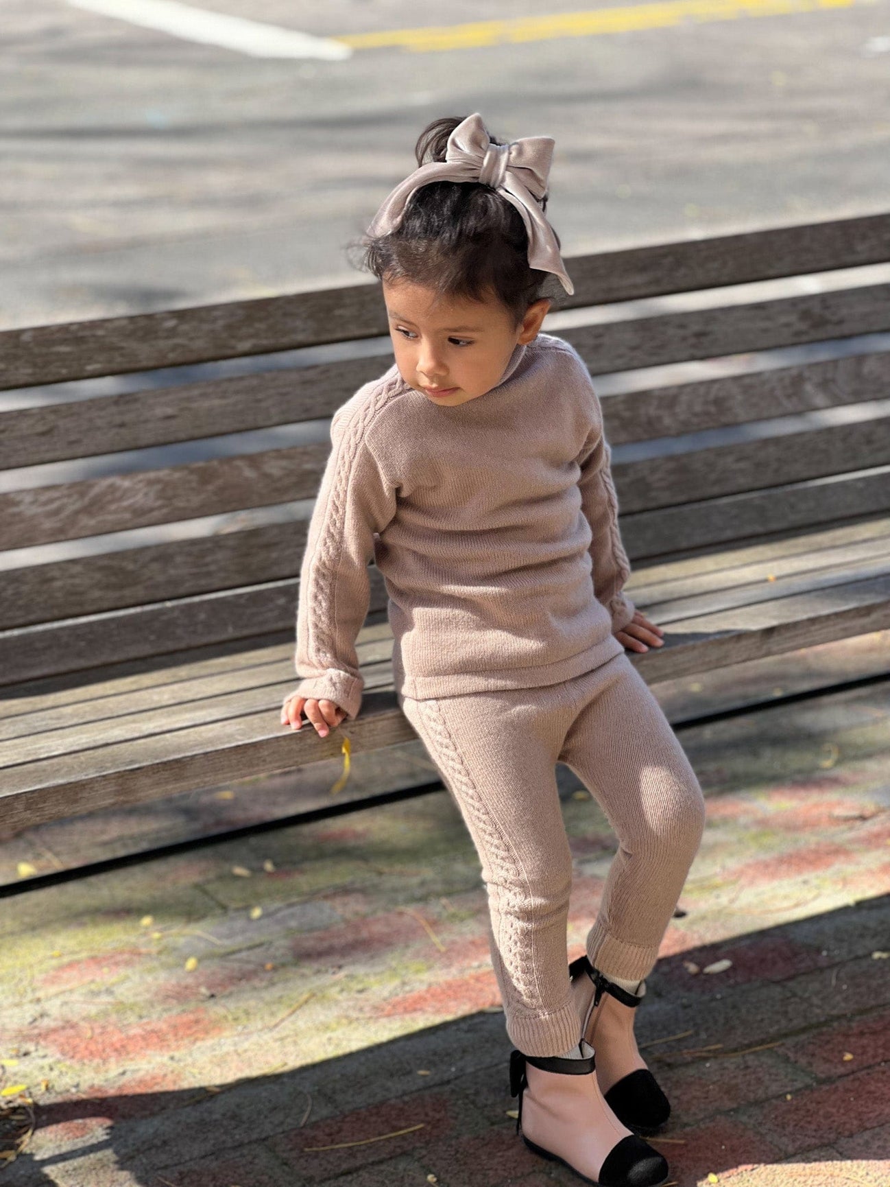 Unisex | Braided Fine Wool Lounge Set | Cappucino