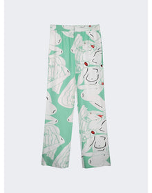 Uter | Men | Silk Twill Pants | Sage Green