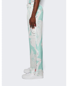 Uter | Men | Silk Twill Pants | Sage Green