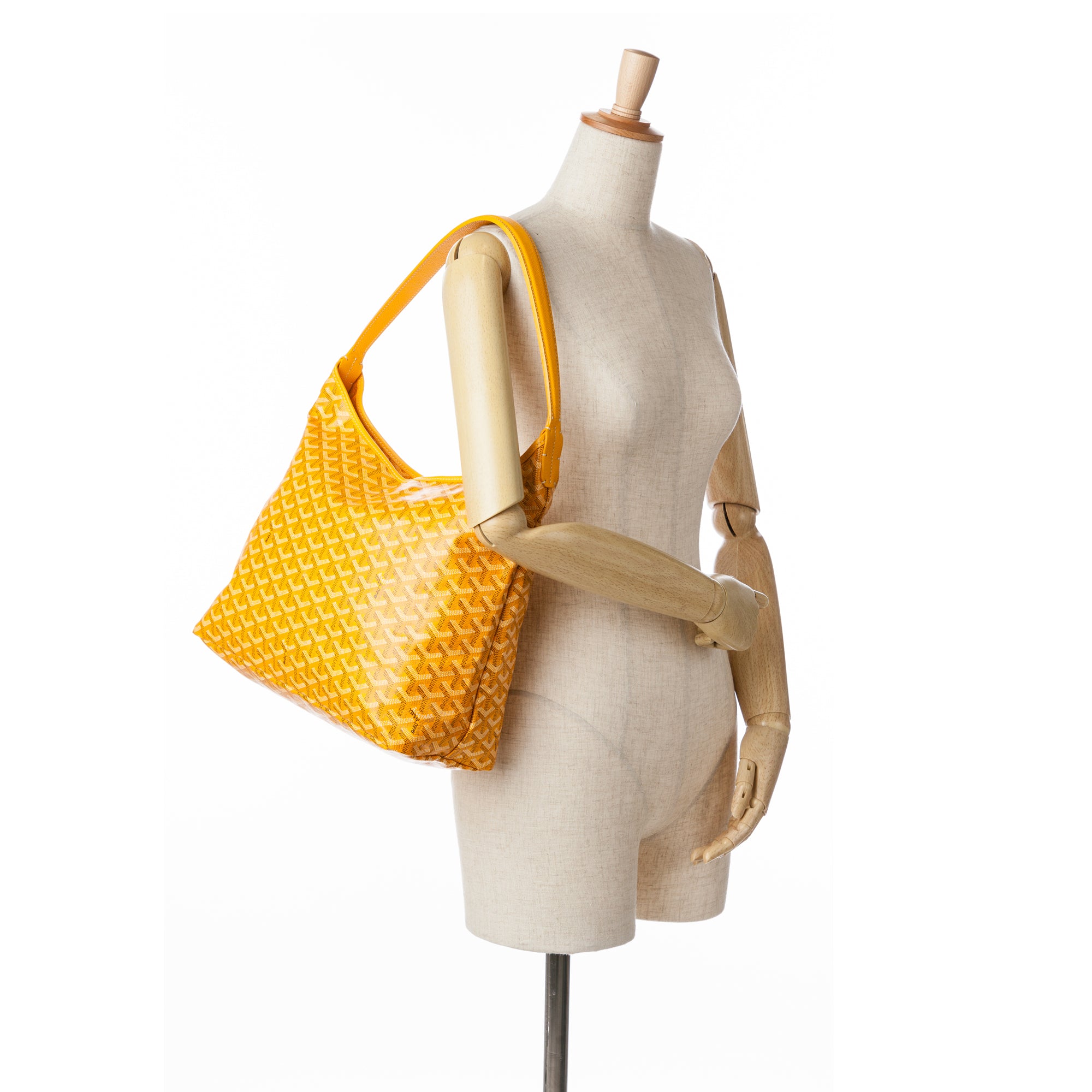 Goyard | Pre-Owned Goyardine Boheme Hobo - IV | Yellow