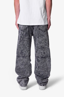 V741 Front Washed Cargo Denim | Grey