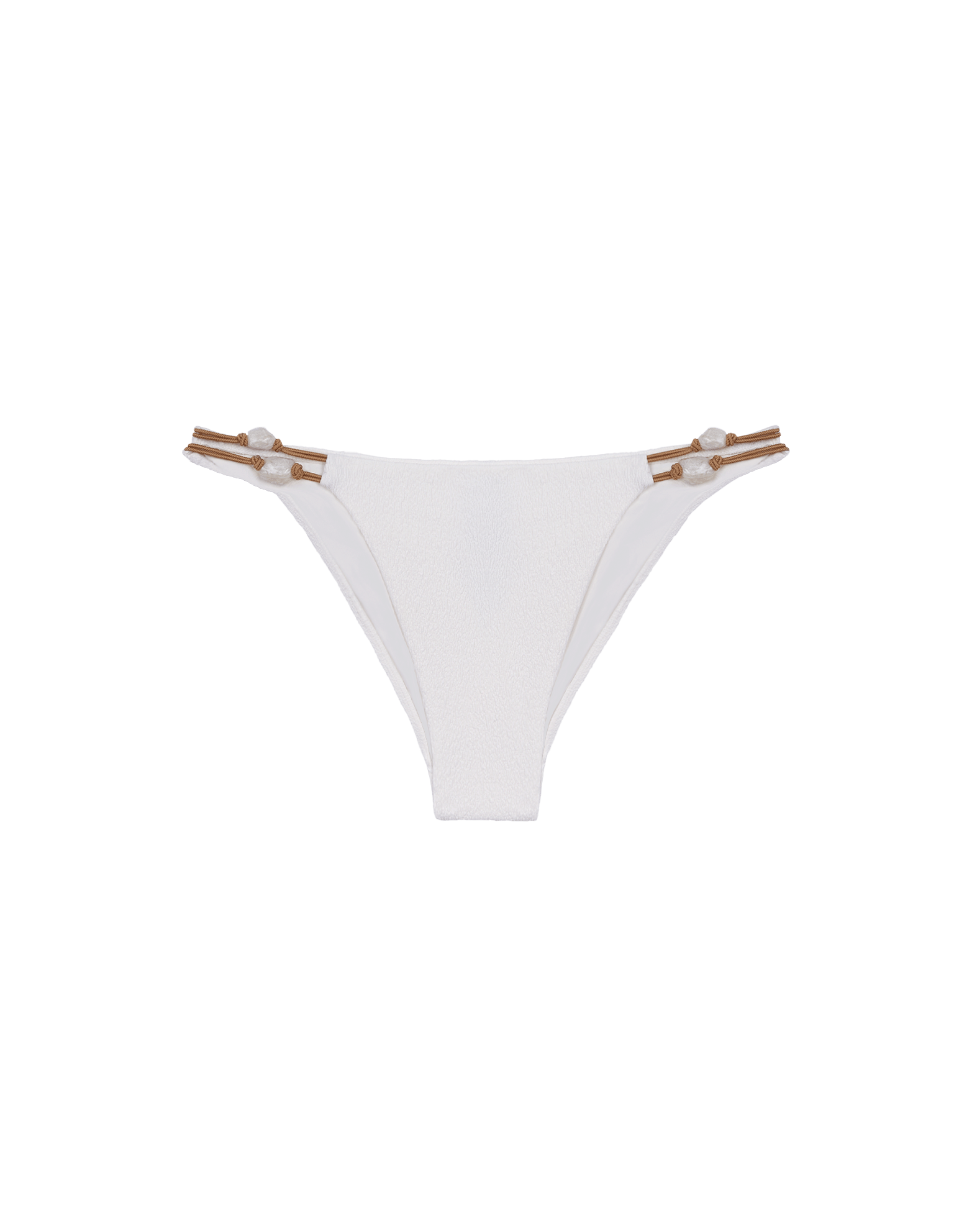 Firenze Ney Double Detail Bottom - White Brazilian / XS