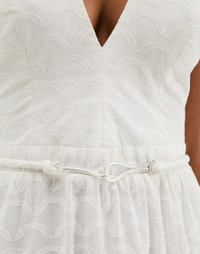 Marina Long Dress - Off White XS