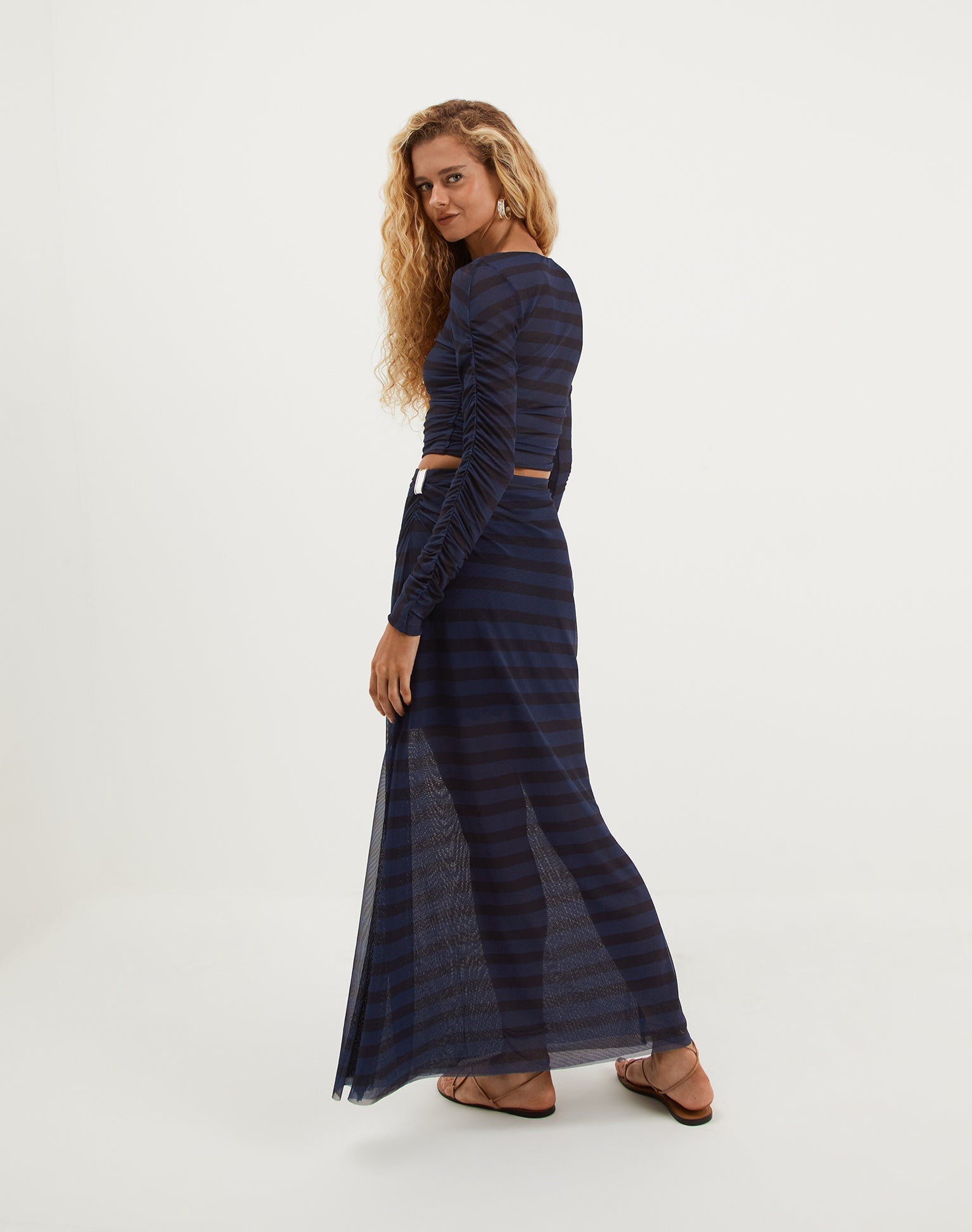 Amira Detail Long Skirt - Harmonie XS