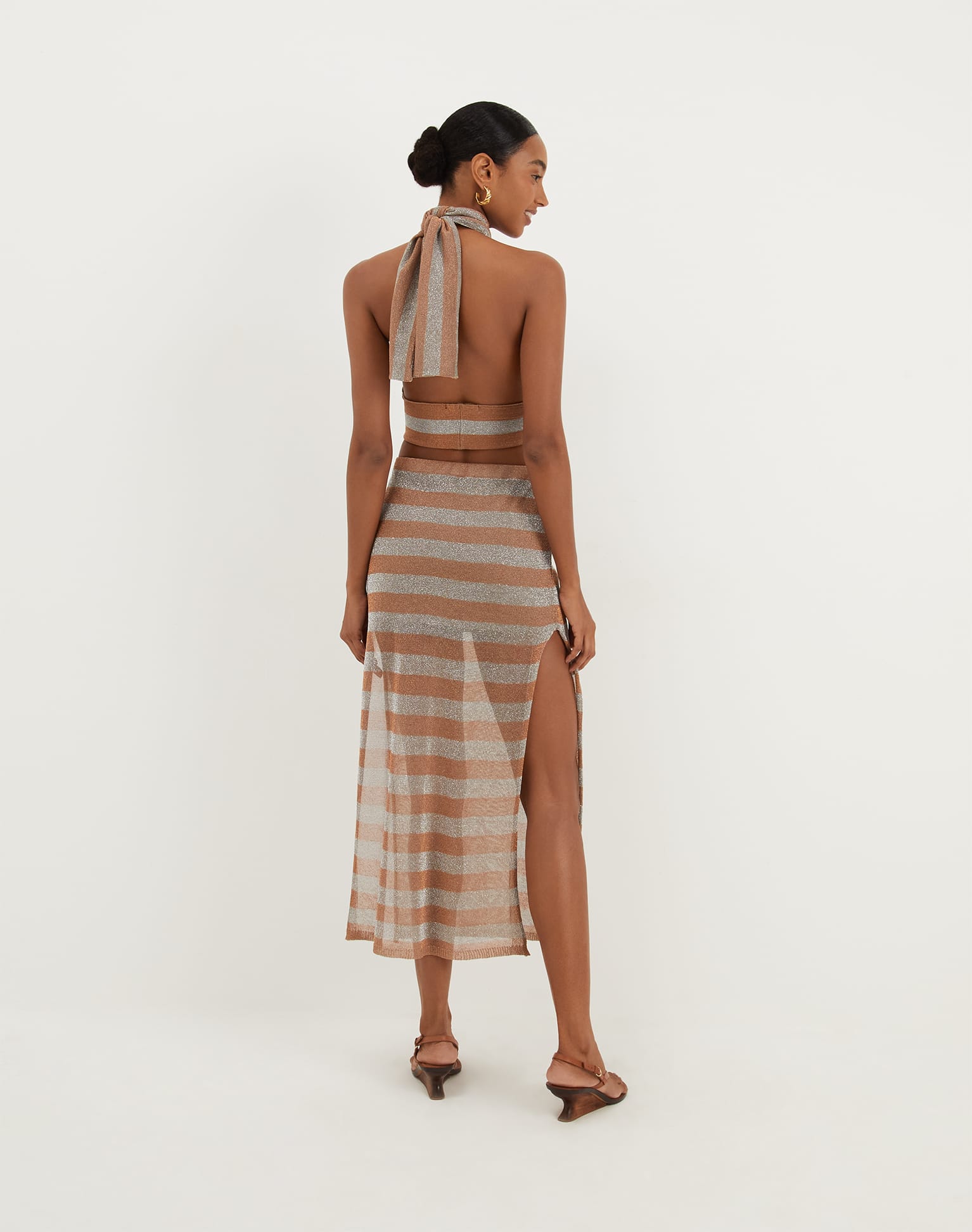Knit Luna Halter Top - Eclair XS