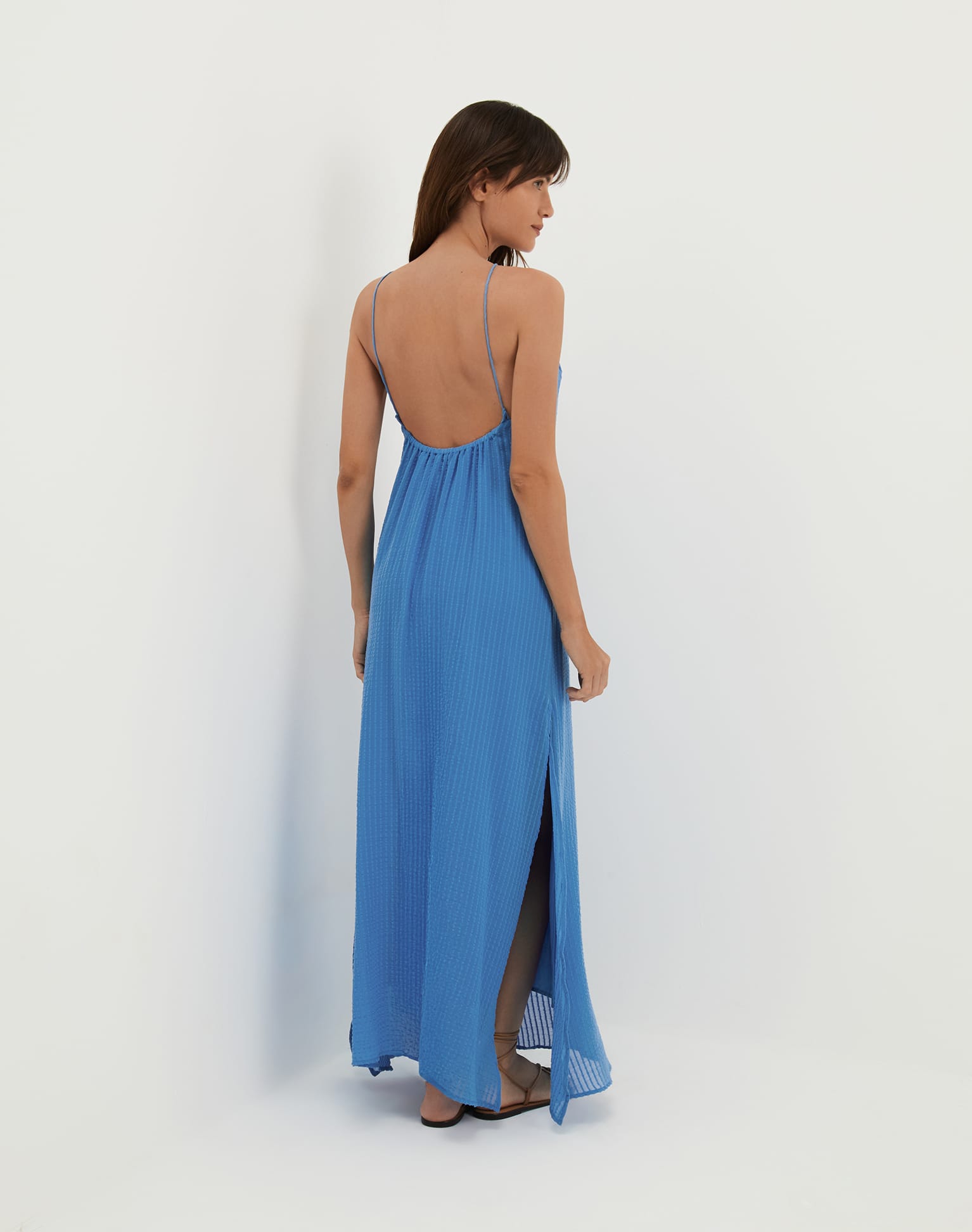 Lily Long Dress - Beach Front XS