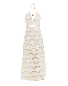 Aila Long Dress - Off White XS