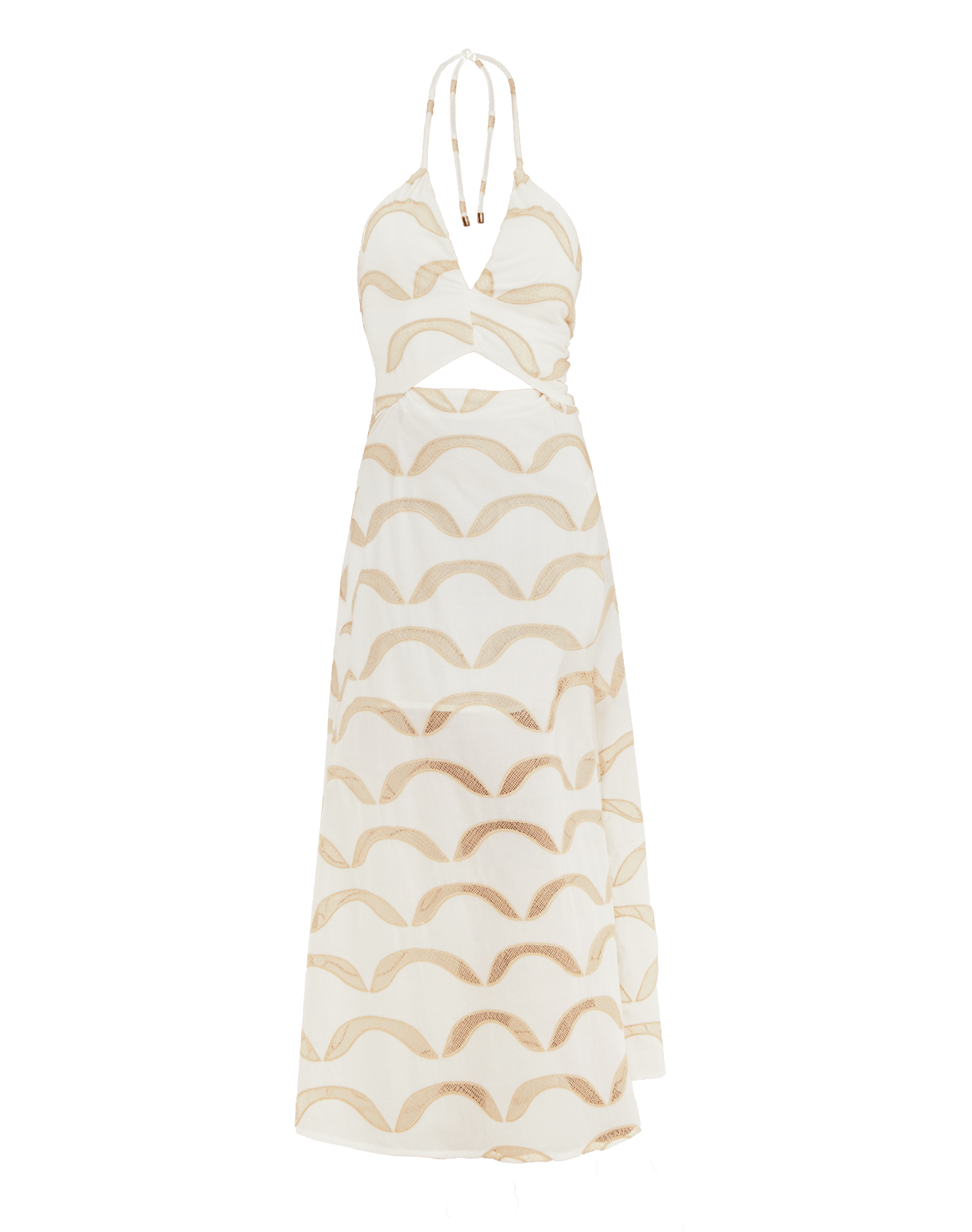 Aila Long Dress - Off White XS