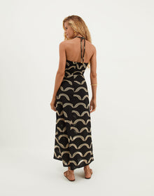 Aila Long Dress - Black XS
