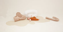 Unisex | Organic Cotton Velvet Baby Jumpsuit | Raw Sienna