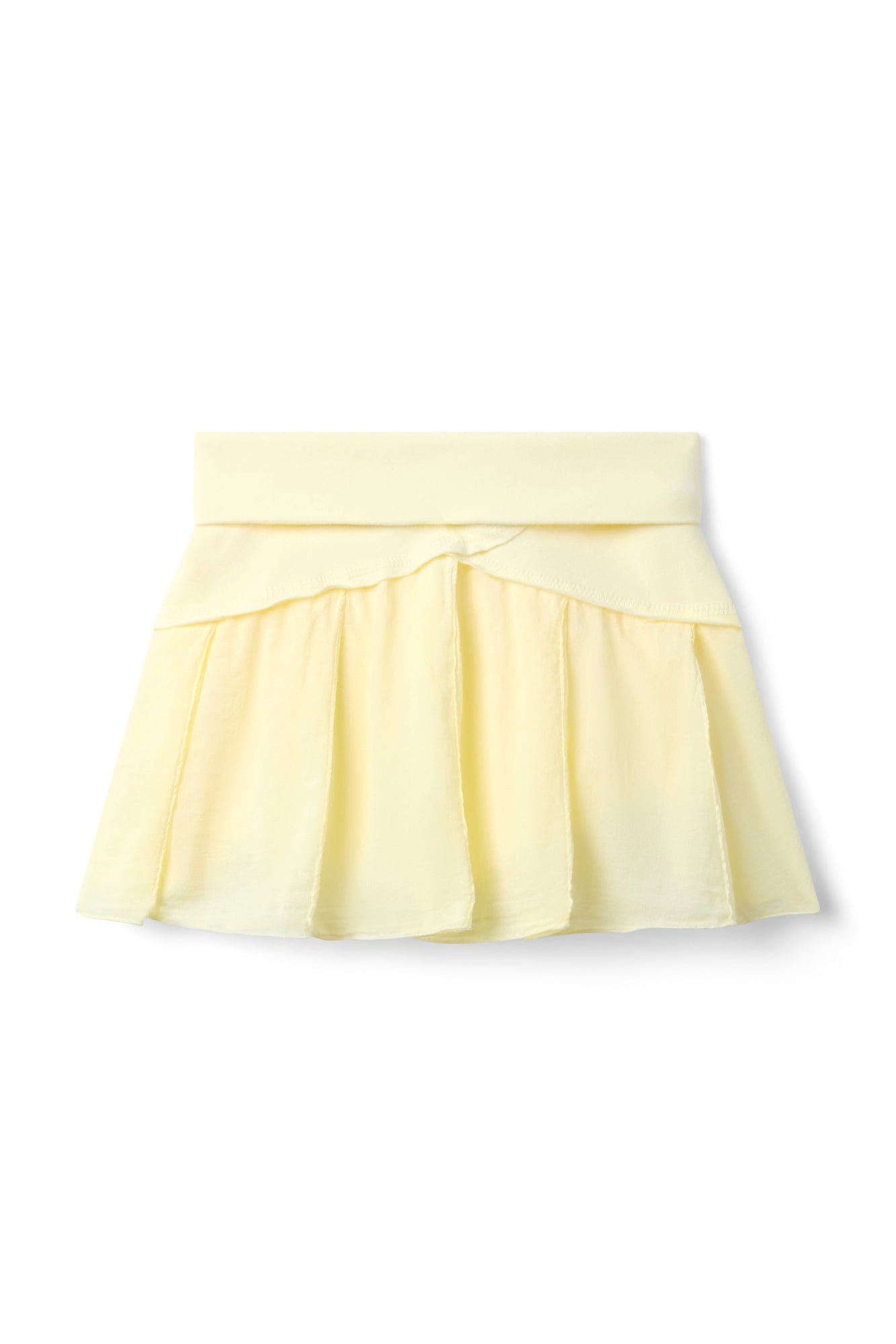 Kids | Rolldown Pleated Voile Skort | Sunwash