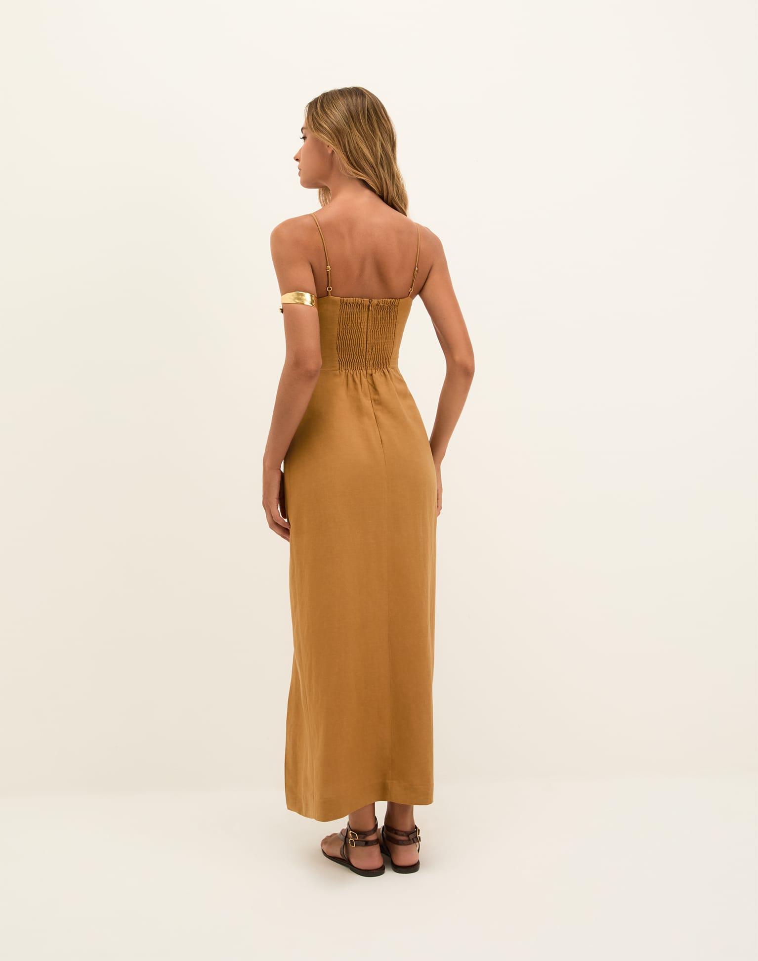 Bel Midi Dress - Toffee XS