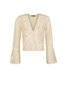 Avila Long Sleeve Blouse - Glitz XS