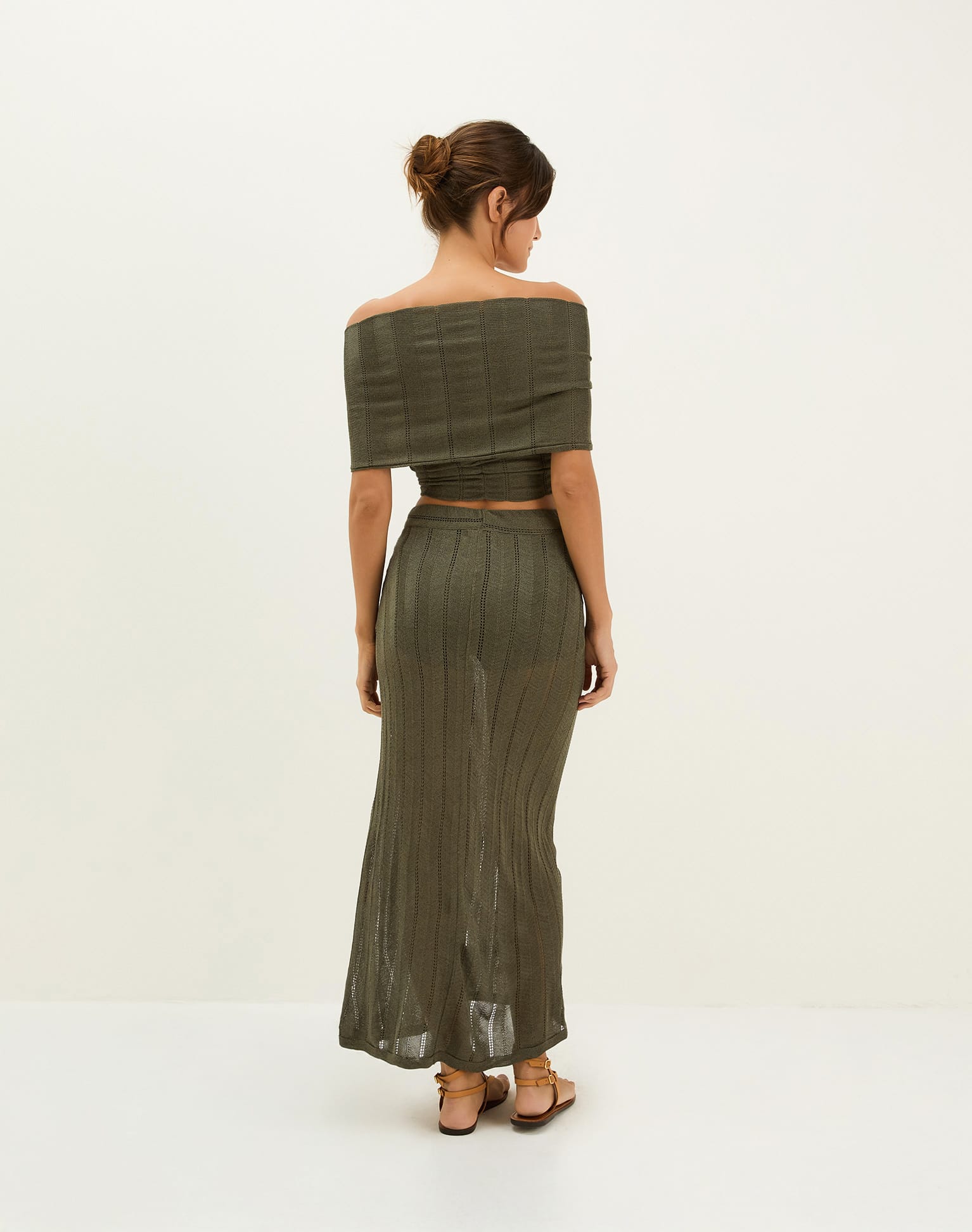 Knit Solaro Blouse - Evergreen XS