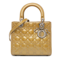 Dior | Pre-Owned Medium Patent Cannage Lady Dior | Brown
