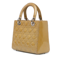 Dior | Pre-Owned Medium Patent Cannage Lady Dior | Brown