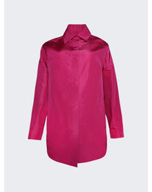 Valentino | Women | Solid Faille Overshirt | Pink