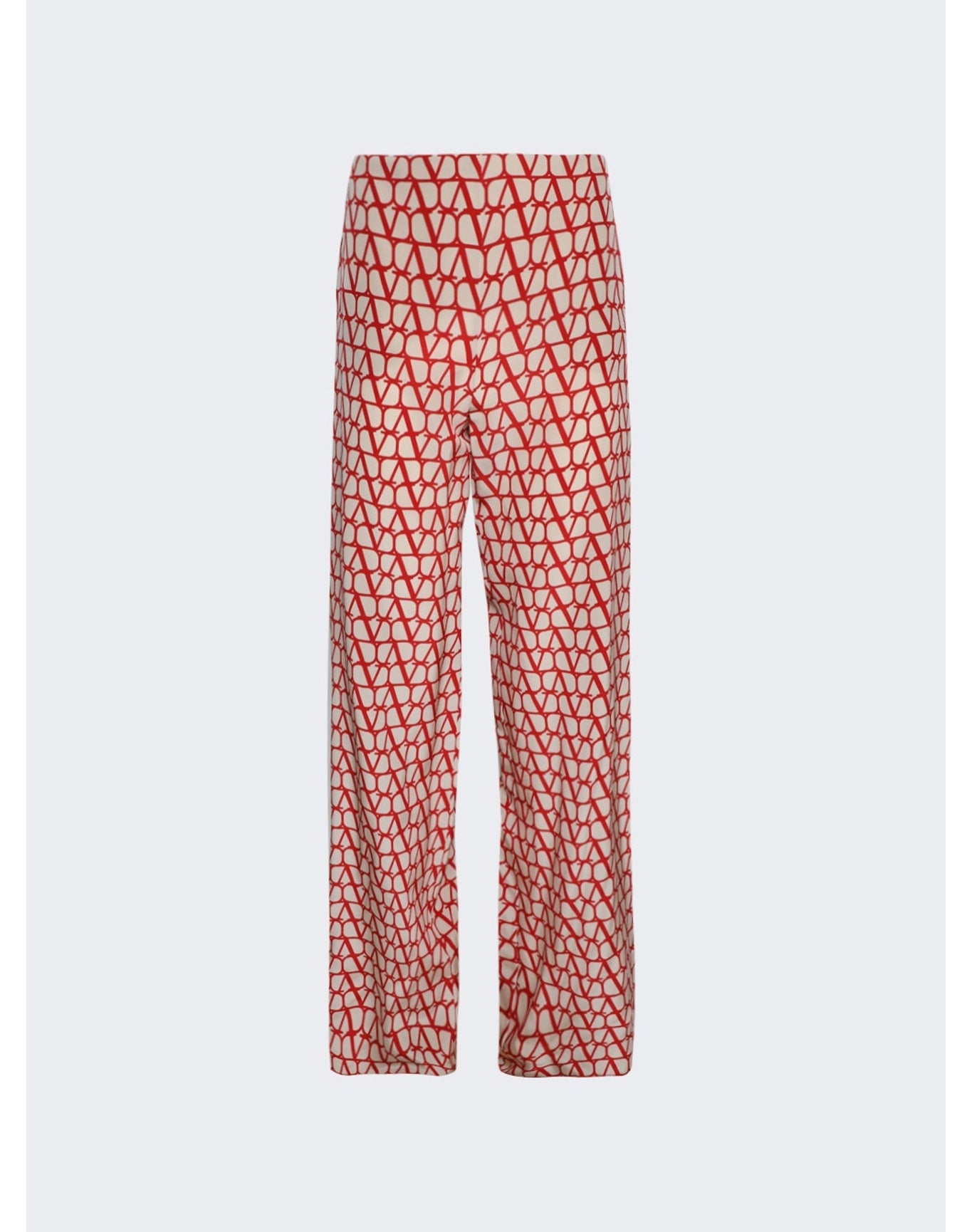 Valentino | Women | V-logo Crepe De Chine Wide-leg Pants | Pink
