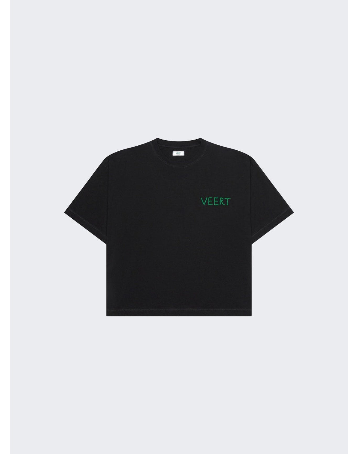 Veert | Men | Handwritten Embroidered T-shirt | Black