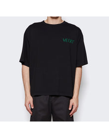 Veert | Men | Handwritten Embroidered T-shirt | Black