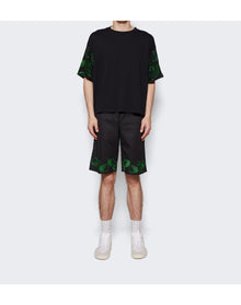 Veert | Men | Heart Embroidered T-shirt | Black