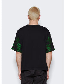 Veert | Men | Heart Embroidered T-shirt | Black