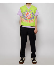 Versace | Men | Royal Rebellion Intarsia Serie Knit Top | Green
