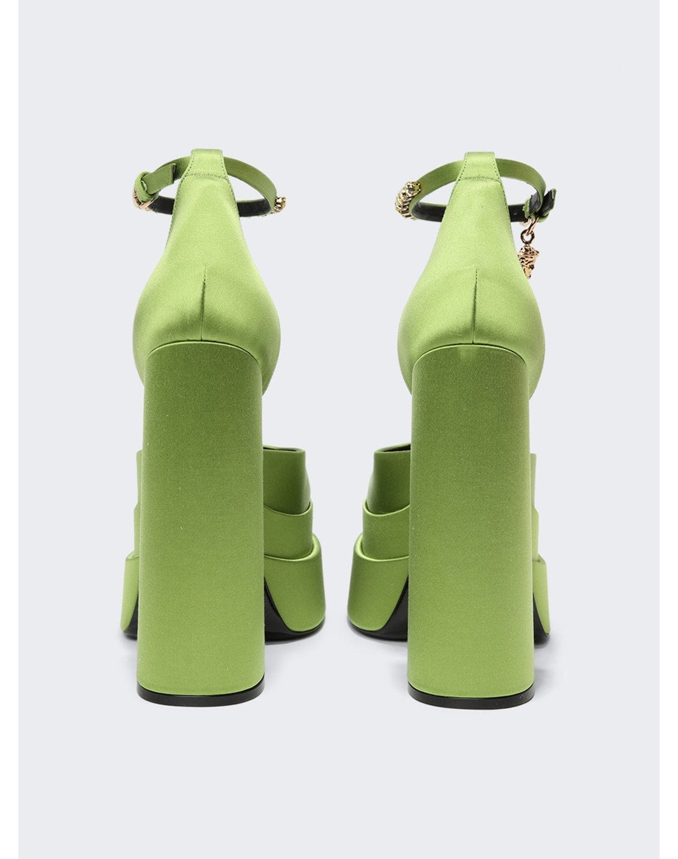 Versace | Women | Medusa Aevitas Platform Pumps | Acid Lime Green