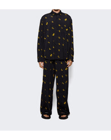Vetements | Men | Currency Fluid Jersey Pants | Black