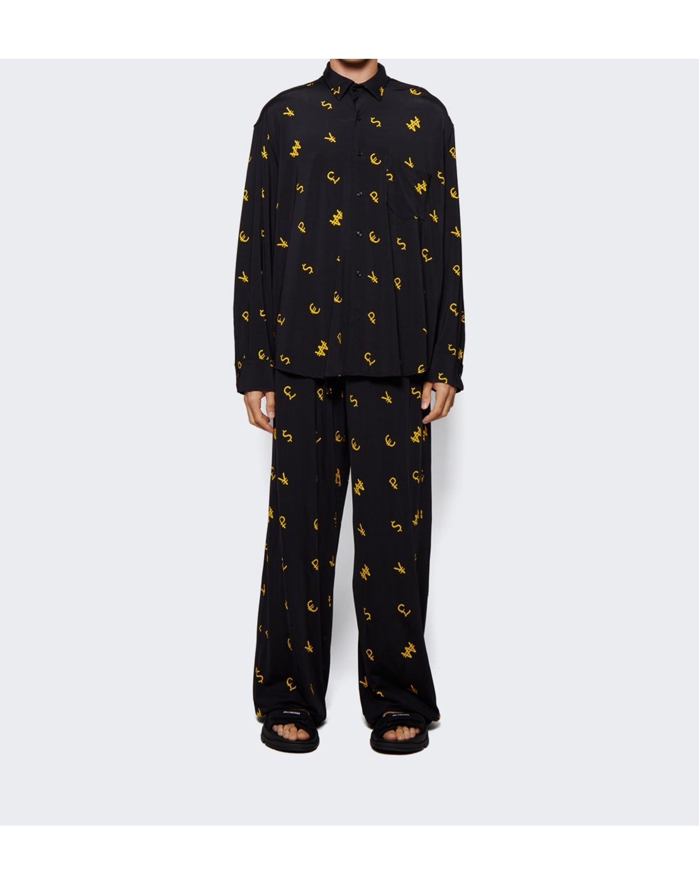 Vetements | Men | Currency Fluid Jersey Pants | Black