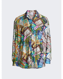Vetements | Men | Lottery Fluid Jersey Shirt | Multicolor