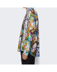 Vetements | Men | Lottery Fluid Jersey Shirt | Multicolor