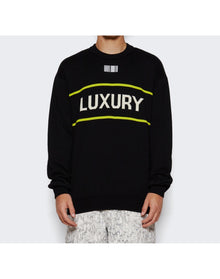 Vetements | Men | Luxury Knitted Sweater | Black