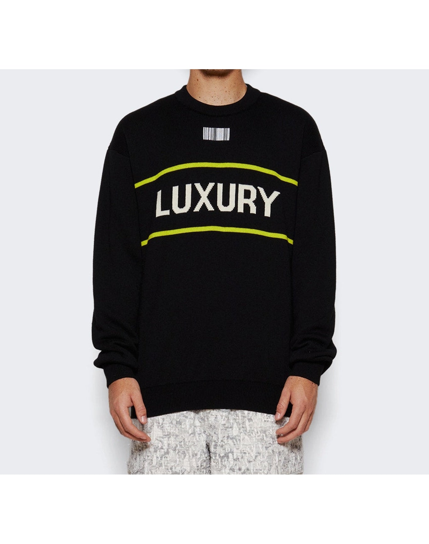 Vetements | Men | Luxury Knitted Sweater | Black
