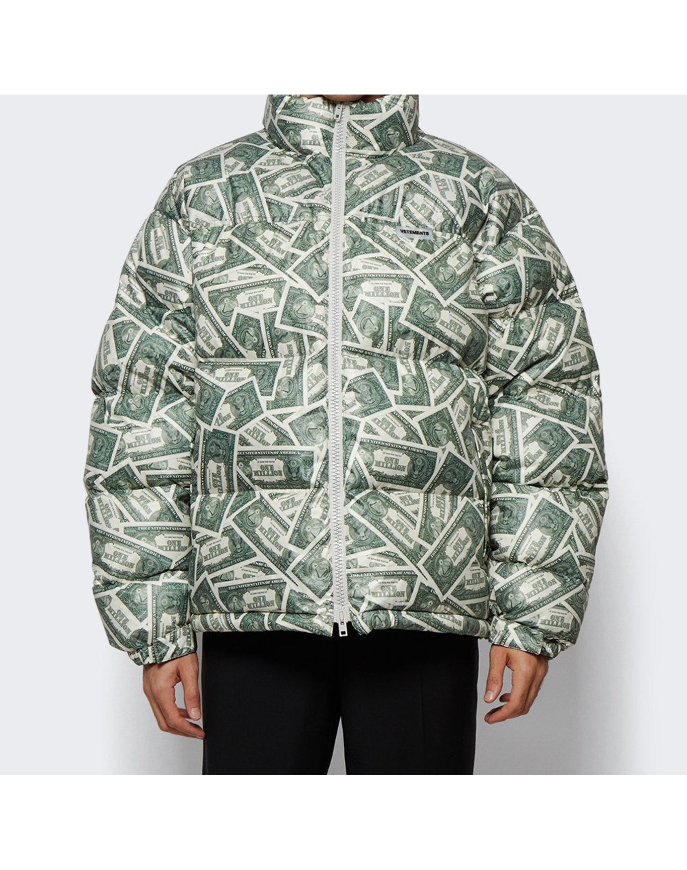 Vetements | Men | Million Dollar Puffer Jacket | Green