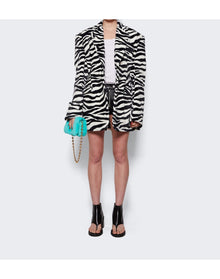Vetements | Women | Fleece Hourglass Tailored Jacket | Zebra
