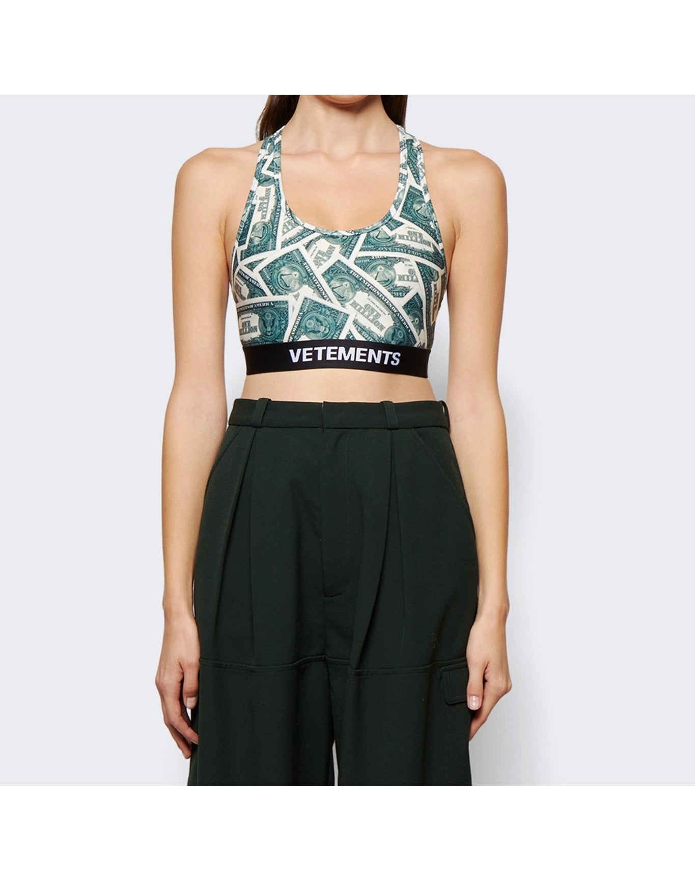 Vetements | Women | Million Dollar Sports Bra | Green