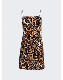 Vetements | Women | Mini Slip Dress | Leopard