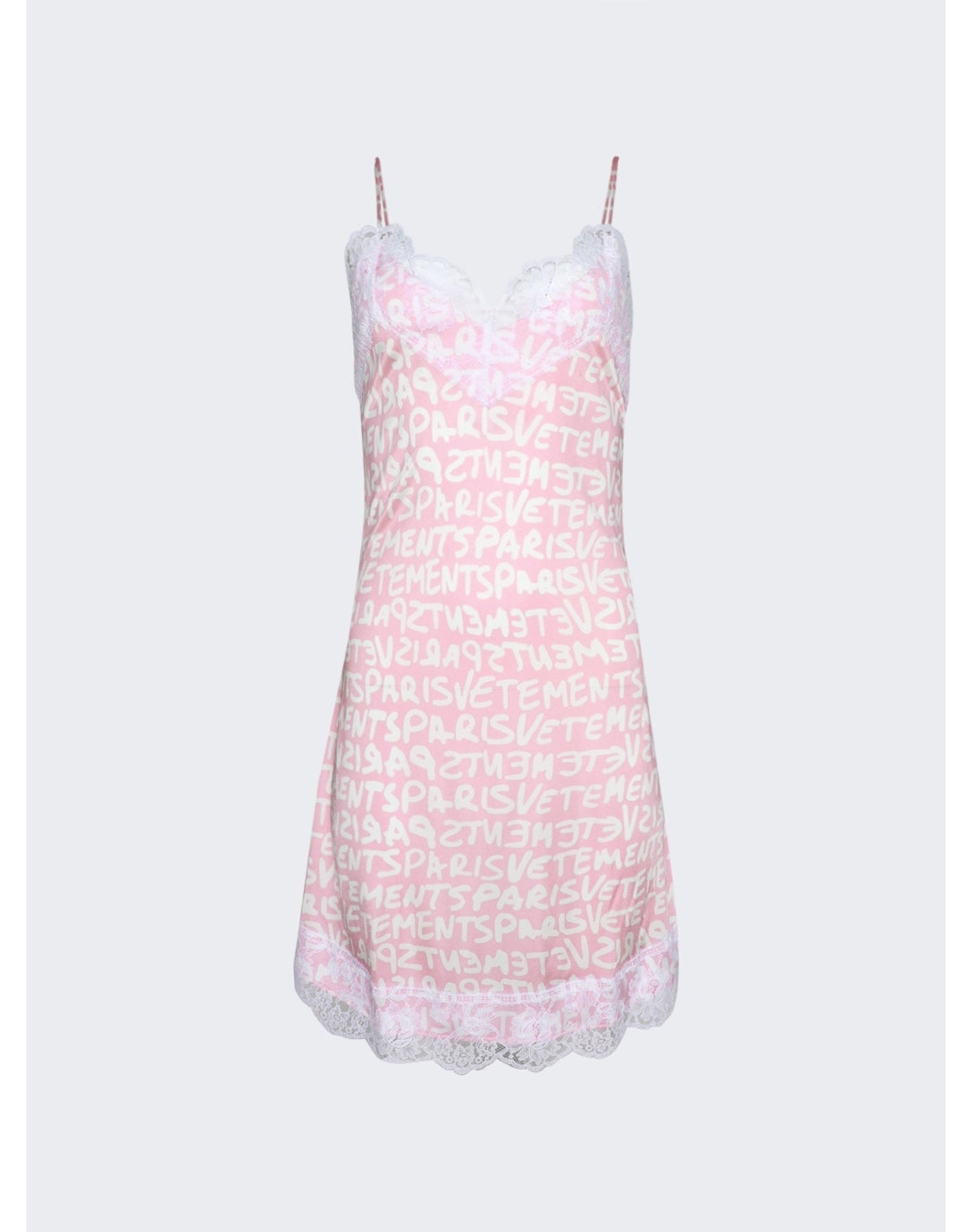 Vetements | Women | Night Gown Mini Dress | Baby Pink