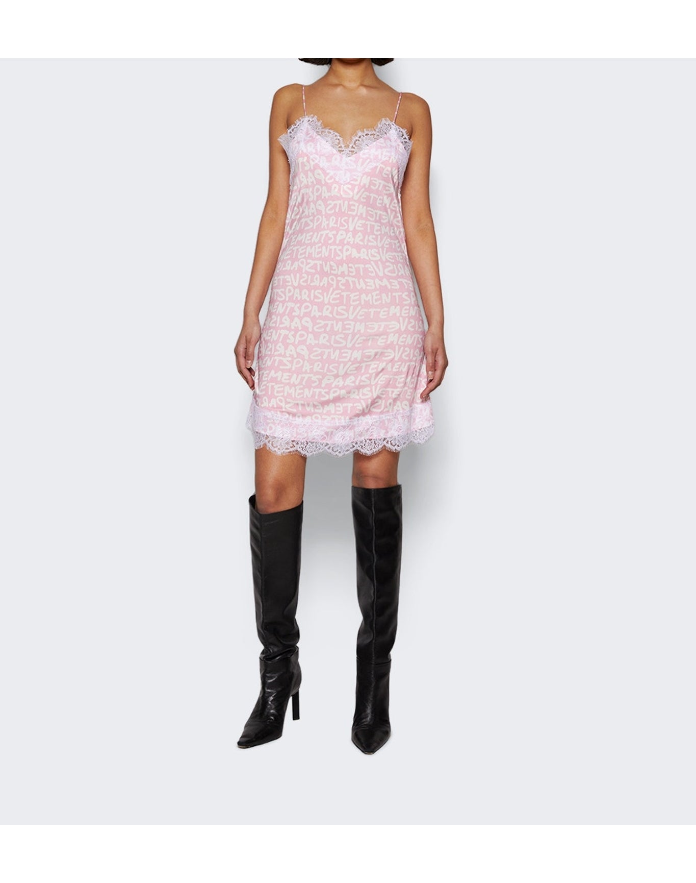 Vetements | Women | Night Gown Mini Dress | Baby Pink