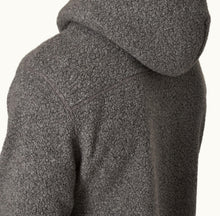 Vetle Relaxed Fit Hooded Fleece Sweatshirt | Grey Melange