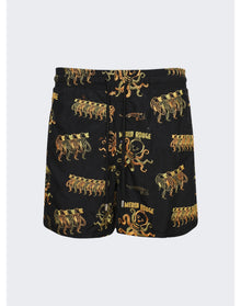 Vilebrequin | Men | Embroidered Au Merlu Rouge | Black