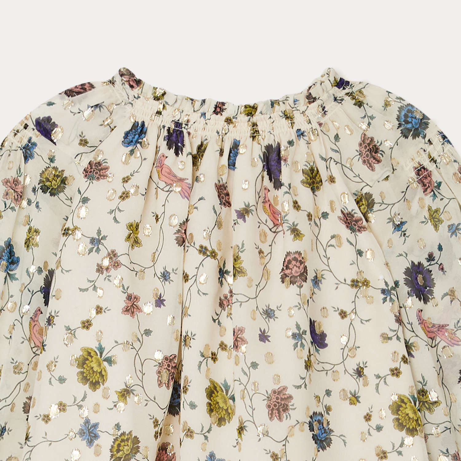 Girl | Brenda Blouse | Ecru Flowers