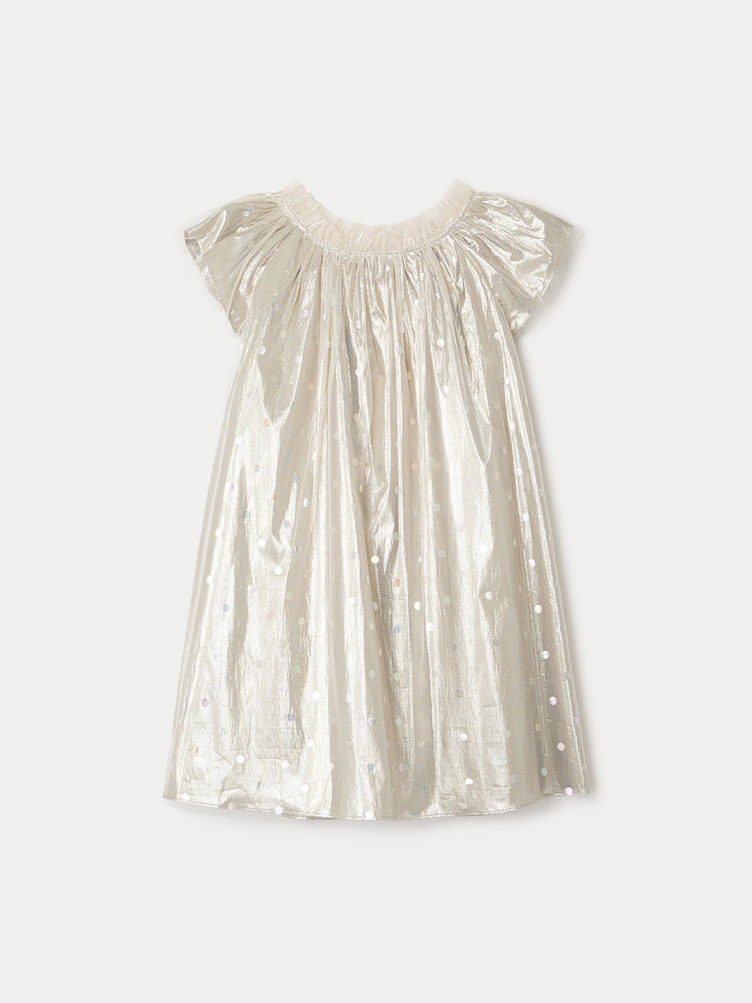 Girl | Charlotte Formal Dress | Pea Ecru