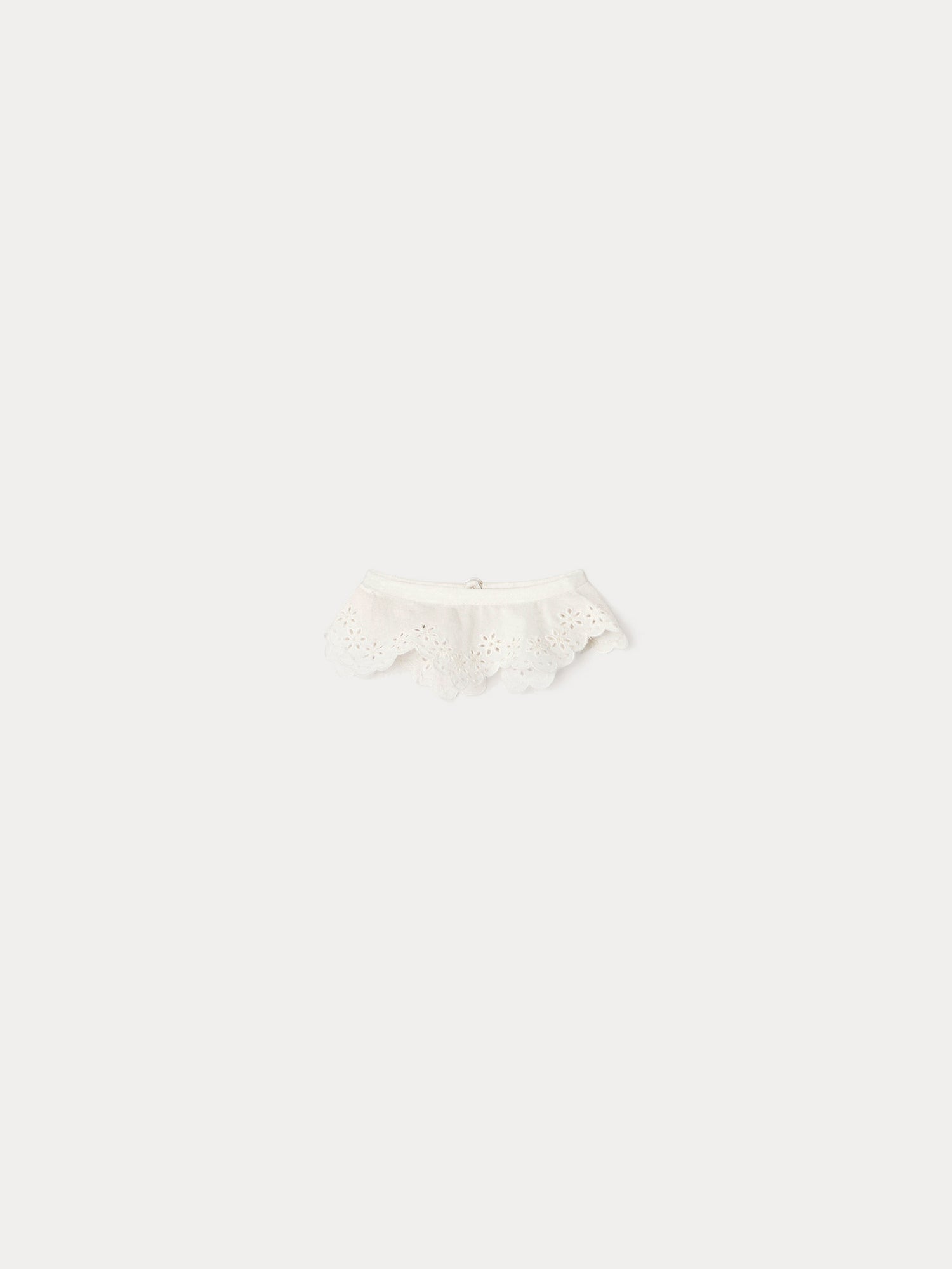 Girl | Embroidered Bilov Detachable Collar | Milk White