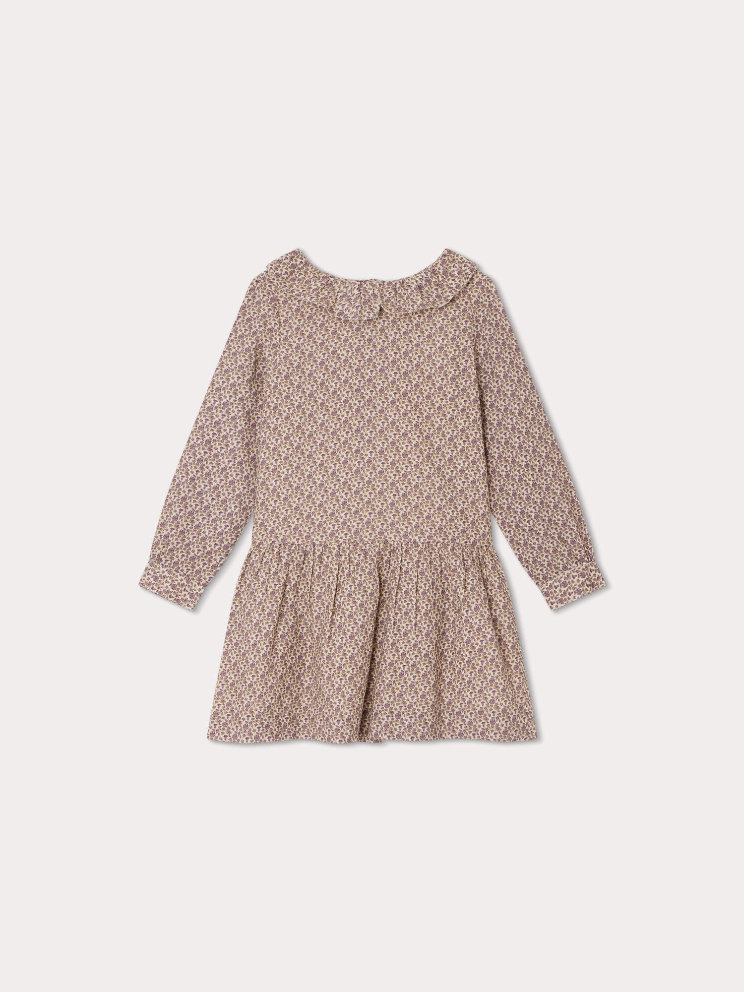 Girl | Mariela Dress | Taupe Flowers