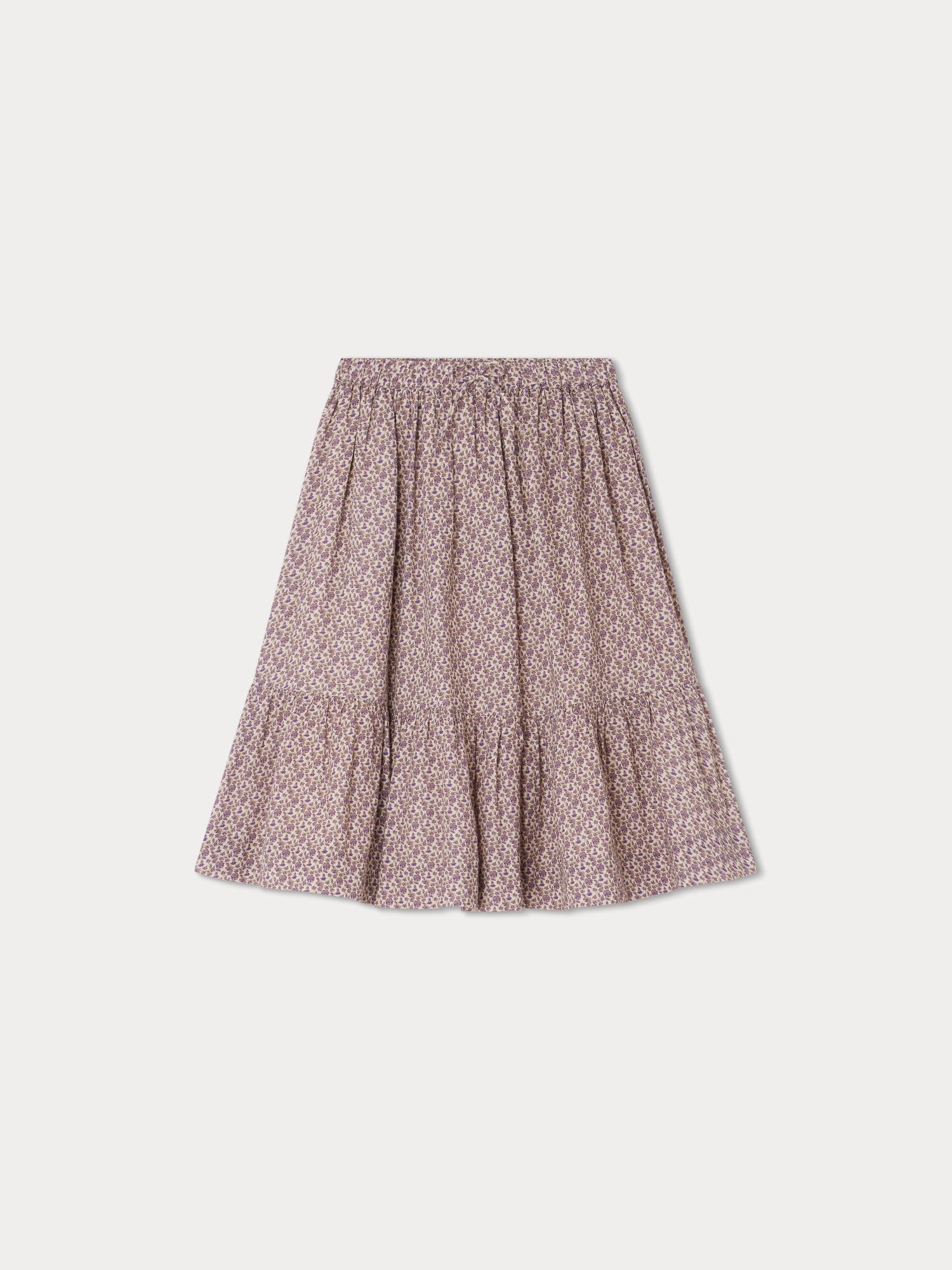 Girl | Daisy Skirt | Taupe Flowers